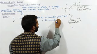 Nucleophilic substitution SN Reactions  12th class chemistry  chno10 [upl. by Donough857]