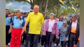 Sultan Perak di Larian Hari Keputeraan Sultan Nazrin Shah [upl. by Eintruoc]