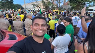 Bolsonaro no Aeroporto de DiamantinoMT aovivo [upl. by Hutchison]