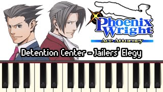 Detention Center Jailers Elegy  Phoenix Wright Ace Attorney Synthesia [upl. by Aliehc]