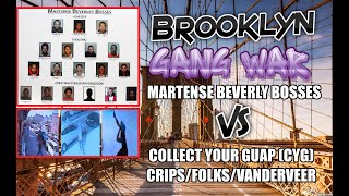 Brooklyn Gang War  Martense Beverly Bosses vs Collect Your Guap CYG CripsFolks Vanderveer [upl. by Greerson]