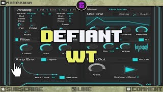 🎼 Defiant WT  Free VST Plugin  Hybrid Wavetable Synth [upl. by Retla32]