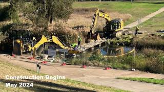 Macintyre River Footbridge Upgrade  Inverell  May  Oct 2024 [upl. by Marcia]