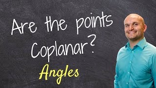 Determine if points and lines are coplanar or noncoplanar [upl. by Benjamen]