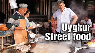 MUSLIM street food market in rural Kashgar Xinjiang  deep tour in Islamic China  S2 EP41 [upl. by Ahtaela]