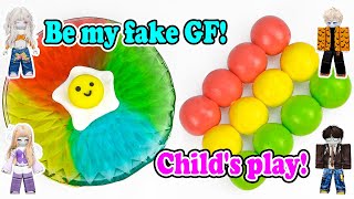 Slime Storytime Roblox  I hired the best fake girlfriend to make my crush jealous [upl. by Krute]