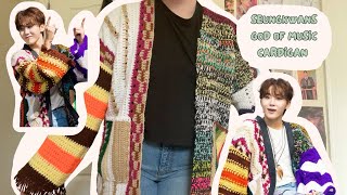 kpop crochet with me seungkwan cardigan [upl. by Conchita]