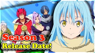 That Time I Got Reincarnated as a Slime Season 3 Release Date Announced [upl. by Sutphin]