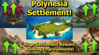 Forge of Empires Massive Settlement Reward Improvements  Polynesia Settlement [upl. by Danit]