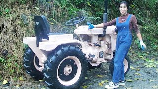 💡天才女孩修复报废拖拉机，用一个月完美维修！Genius girl repairs scrapped tractor in one month丨林果儿 [upl. by Lonnard]