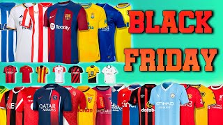 5 TIENDAS para comprar camisetas de fútbol BARATAS en BLACK FRIDAY y ofertas todo el año [upl. by Anna581]