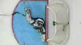 Evgeni Nabokov with the Save of the Year Possibly Decade [upl. by Yemiaj]