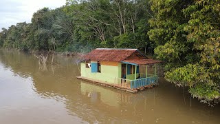 MEMBUAT RUMAH RAKIT DI SUNGAI BESAR DAN BERMALAM 5 HARI 4 MALAM SERTA MENCARI UDANG GALAH DAN IKAN [upl. by Derfliw]