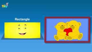 Learning Shapes  Kindergarten Kids Learning  HD [upl. by Shirl]