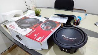 pioneer 1212d4 subwoofer box open full details [upl. by Anoid]