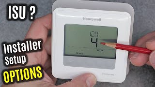 ALL Honeywell Home ISU Menu Options EXPLAINED  Thermostat Installer SETUP amp Configuration [upl. by Maddox]