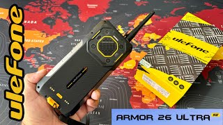 Ulefone Armor 26 Ultra 5G WalkieTalkie Version  Unboxing and HandsOn [upl. by Petuu]