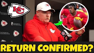 BREAKING UPDATE ANDY REID HAS DECIDED MORE STRENGTH IN THE PLAYOFFS [upl. by Zalucki30]