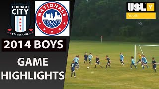 Chicago CITY vs Nationals B  Super Y  USL Y  U11 2014 Boys Soccer Game Highlights July 6 2024 [upl. by Doll682]