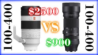 Sony 100400mm GM vs Sigma 100400mm DG DN OS Comparison [upl. by Atneciv]