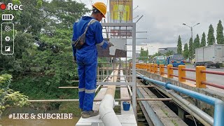 Safety fence installation work techniques RudyWeldingArt video weldertips tutorial [upl. by Spiegelman]