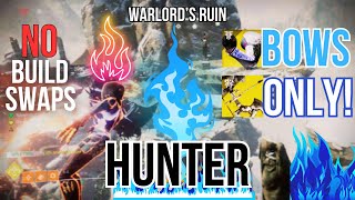 Solo Warlords Ruin  Hunter  Triple Bow Build  Destiny 2  Into The Light [upl. by Eanel]