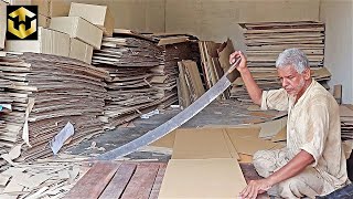 How to Make Cardboard Carton Box in Local Workshop [upl. by Clinton]