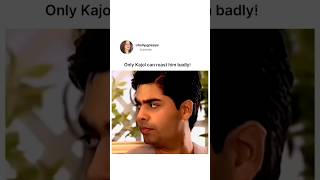 Only Kajol can roast him badly 💀 kajol kwk bollywood viralshorts [upl. by Leirza]