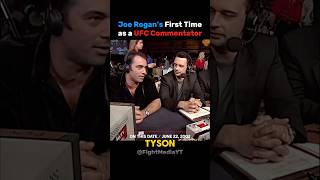 Joe Rogan’s First Time Commentating on UFC ufc shorts [upl. by Ahseit]