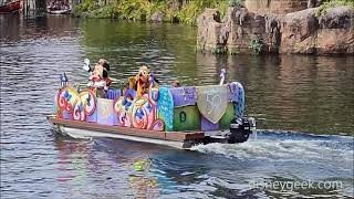 WDW Disneys Animal Kingdom  Flotillas on Discovery River [upl. by Yntrok292]