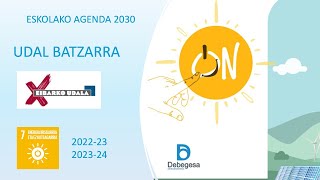 Eskolako Agenda 2030eko udalbatzarra  Pleno de la Agenda 2030 Escolar [upl. by Ecenaj]