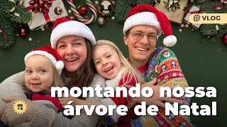 Montamos nossa árvore de Natal em família Vlog de Natal 2024 [upl. by Jeremy]