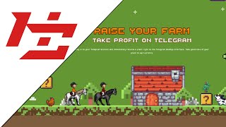 YENİ TELEGRAM AİRDROP P2E PROJE PİXELS TARZI FARM OYUNU l tFarm [upl. by Noek]