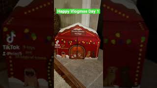 Happy Vlogmas Day 1 watch my dogs open their Advent Calendar shorts [upl. by Tray754]