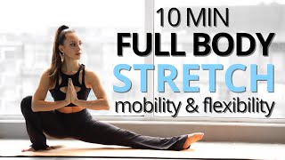 10 MIN FULL BODY STRETCHING  21 Day Mobility and Flexibility Challenge  Daniela Suarez [upl. by Lebam30]