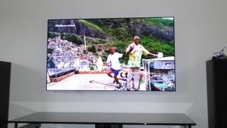 Samsung UN55D7000 LED TV modified by removing bezel [upl. by Maddock]