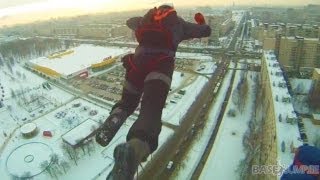 Insane Illegal Basejump  Basejumpee Crew [upl. by Augie285]