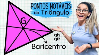 BARICENTRO  CEVIANAS E PONTOS NOTÁVEIS DO TRIÂNGULO [upl. by Nnylyahs]