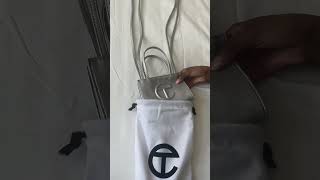 Telfar Small Shopping Bag in Silver telfar [upl. by Brosine]