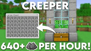 NEW 121 CREEPER GUNPOWDER Farm in Minecraft Bedrock Windows10MCPENintendo SwitchPS4Xbox [upl. by Leohcin567]