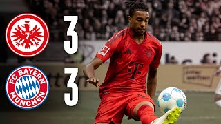 6goal spectacle ends in draw  Eintracht Frankfurt vs FC Bayern 33  Highlights amp Interviews [upl. by Ahseer]