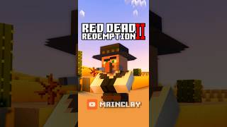 Red Dead Redemption 2 en Minecraft shorts [upl. by Ynatsed]