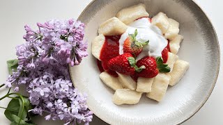 Lazy Vareniki Recipe  Lazy Dumplings with Cottage Cheese [upl. by Rolo104]