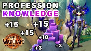 How to get Profession Knowledge ► WOW The War Within [upl. by Anirbed]