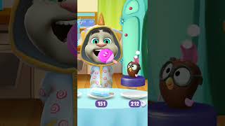 Aaaa eeee oooo 🍭😂💕 funny talkingtom comedy humor mytom2 baby shorts [upl. by Elleiad]