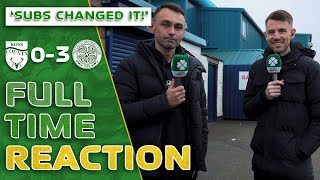 Ross County 03 Celtic  Palma Makes The Difference  FullTime Reaction [upl. by Vasyuta]