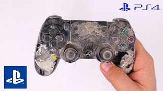 PlayStation 4 Controller Repair Charging port fix restoration Complete Tear down DualShock4 asmr [upl. by Enrika]