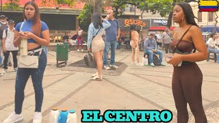 🇨🇴 El Centro Medellin TOUR RAW [upl. by Henni]