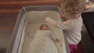 Safety 1st Calidoo cosleeper bed lifestyle video [upl. by Maice]