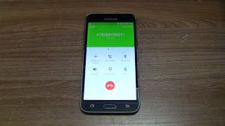 Samsung Galaxy J3 2016 incoming call [upl. by Ezalb376]